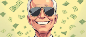 Joe Biden raining cash